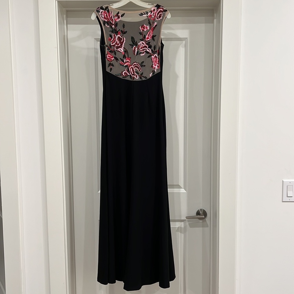 Aidan Mattox Sequin Mesh Gown